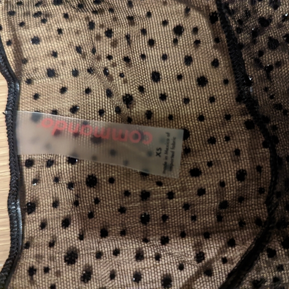 Sheer Black Long Sleeve Top with Sparkles - Picture 6 of 7